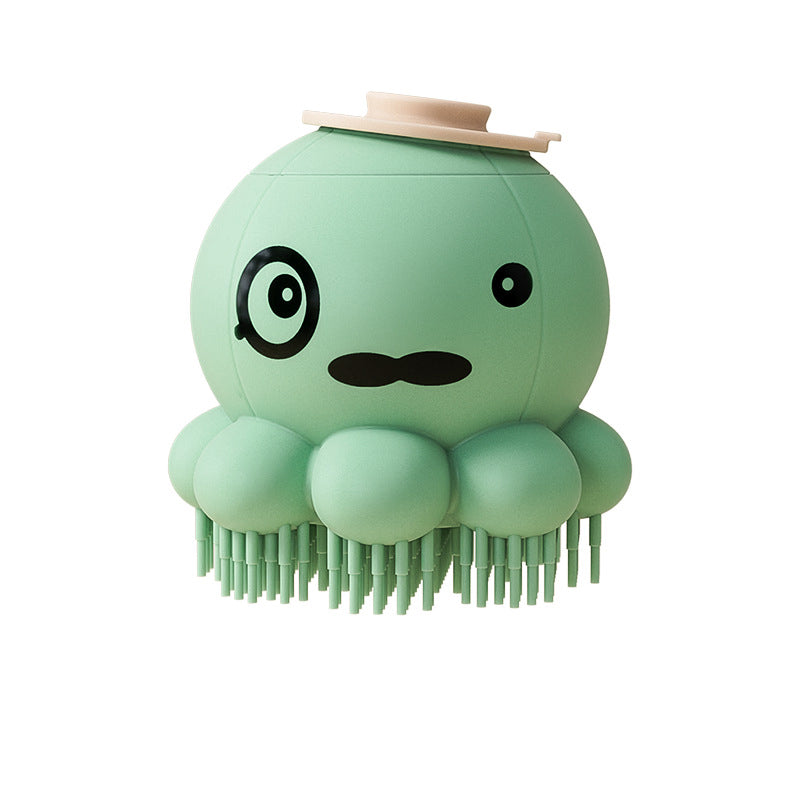 Pet Silicone Bath Massage Comb Body Wash Grooming Brush