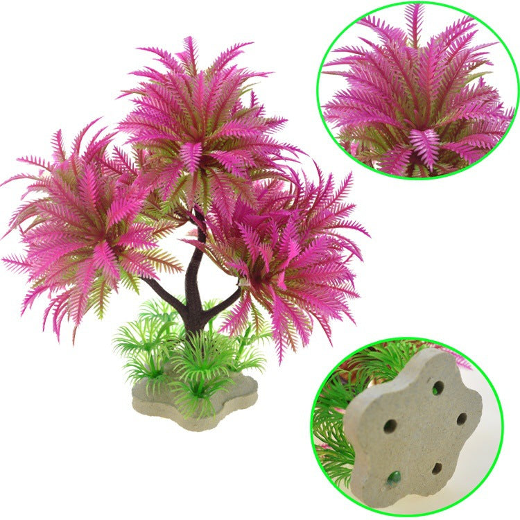 Artificial Aquarium Plant Water Grass Tree Decoration