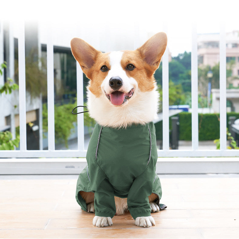 Pet Reflective Traction Hole Outdoor Safety Clothing