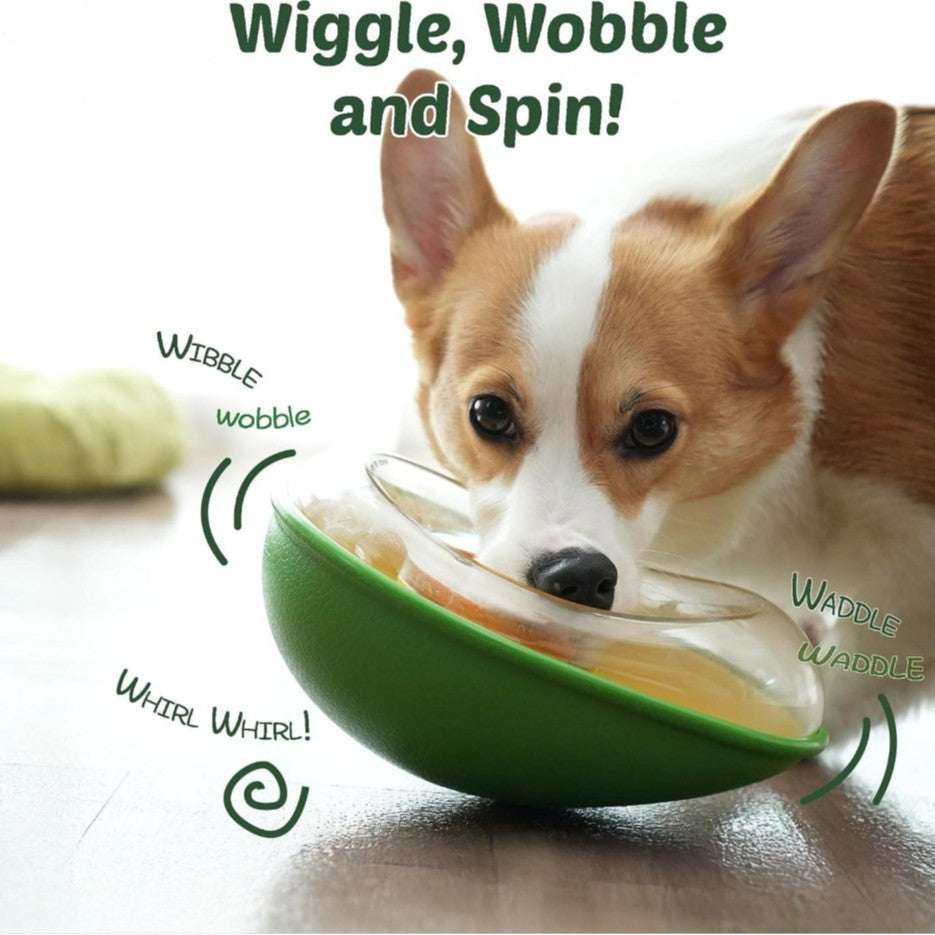Pet Anti-Tumble Avocado Feeding Bowl Stable Food Dish