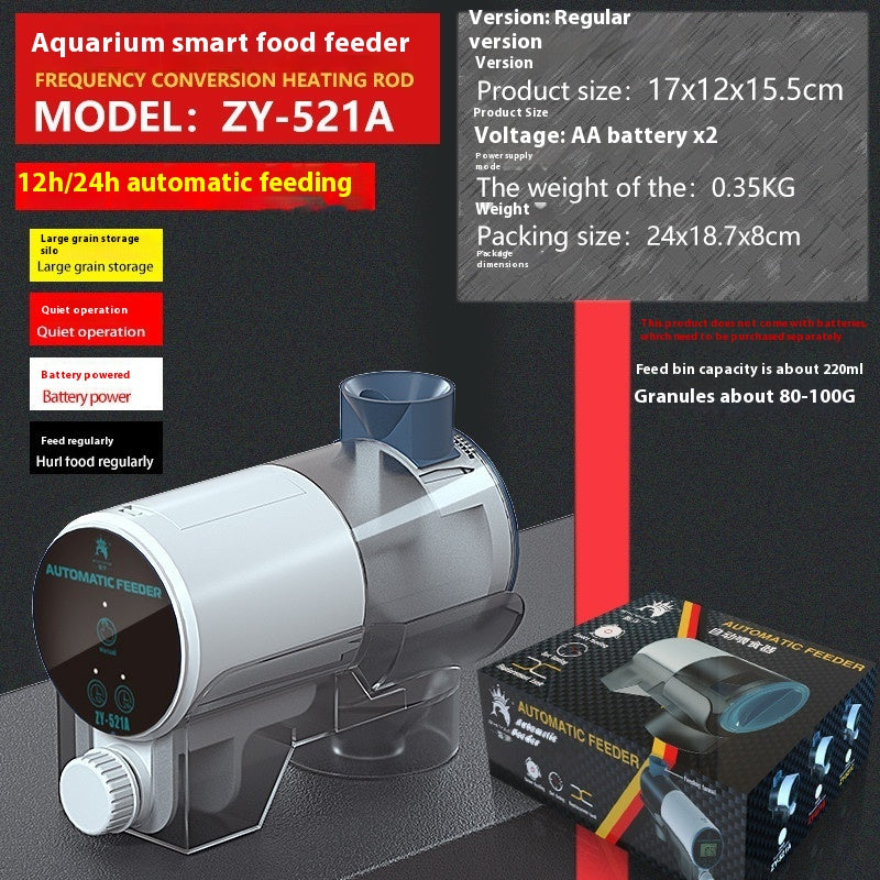 Fish Tank Automatic Timer Particle Feeder Standard Dispenser