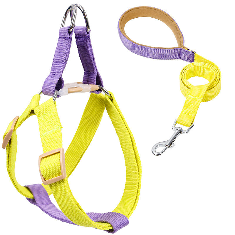 Pet Vest Drawstring Leash Adjustable Walking Harness