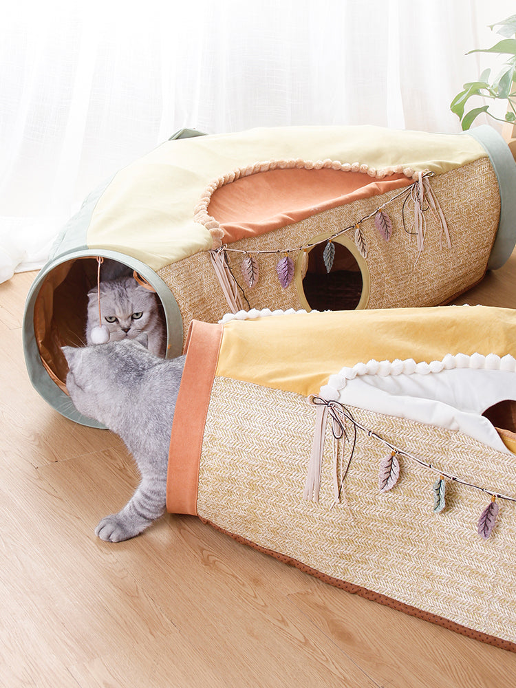 Pet Net Litter Roll Drilling Hole Interactive Toy Supplies