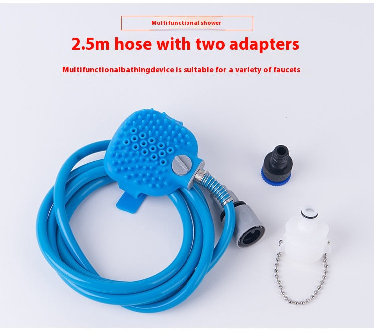 Pet Silicone Bath Massage Shower Gloves Brush Tool