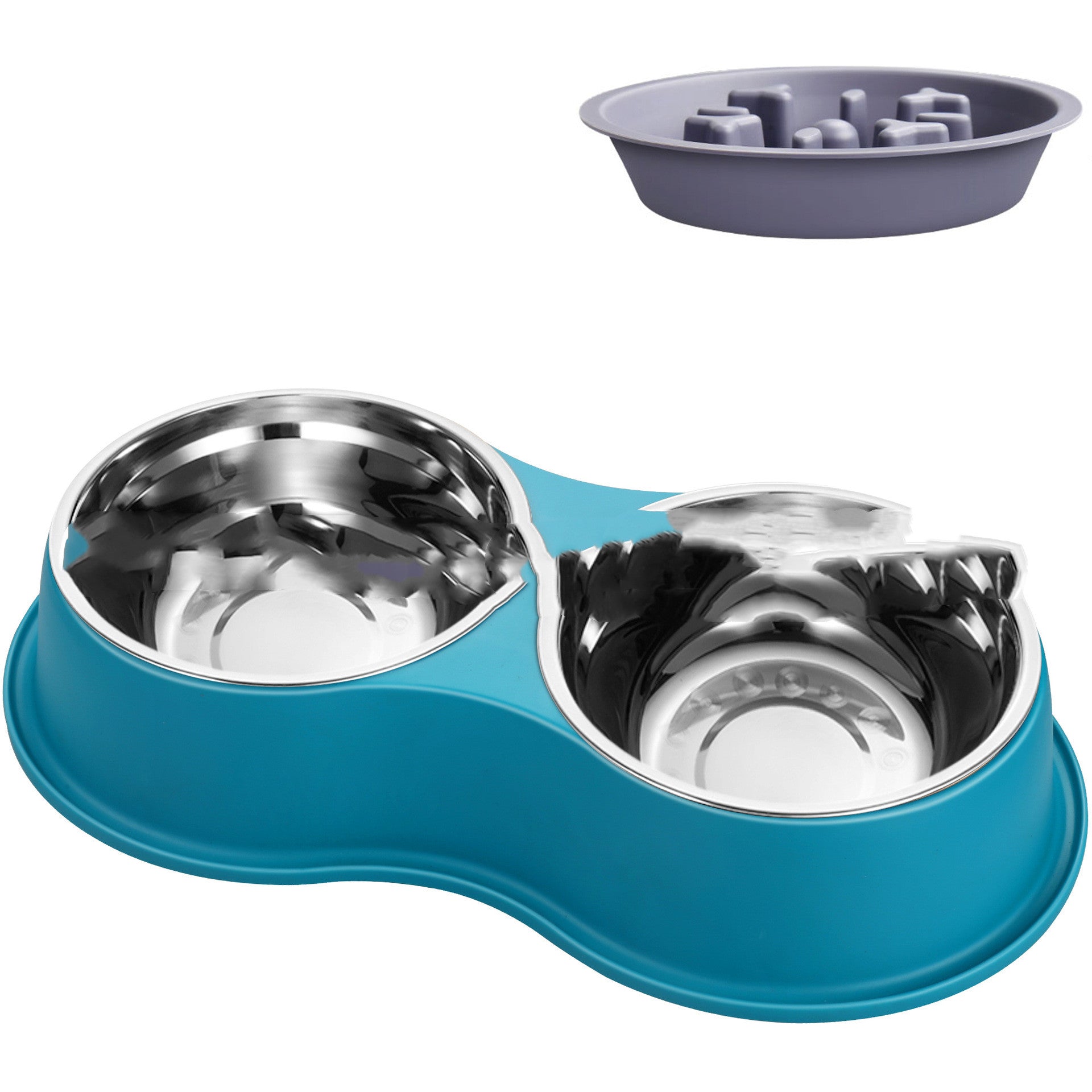 Pet Slow Feeding Bowl Removable Anti Choke Feeding Dish
