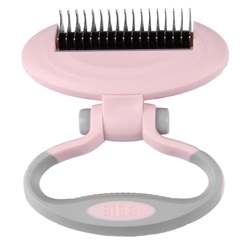 Pet Knot Comb Grooming Detangling Cleaning Tool