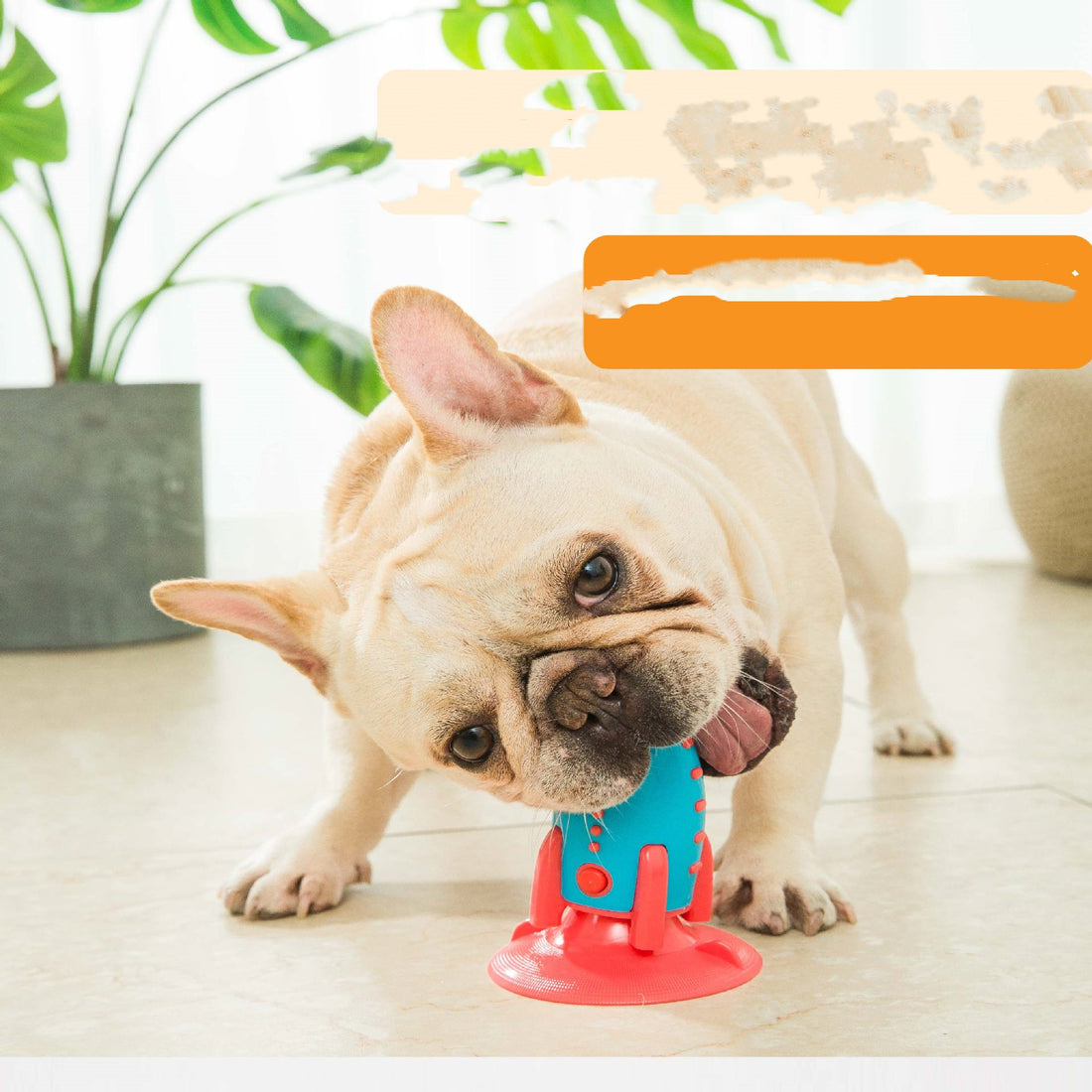 Pet Rocket Food Leaking Bite Resistant Chew Toy