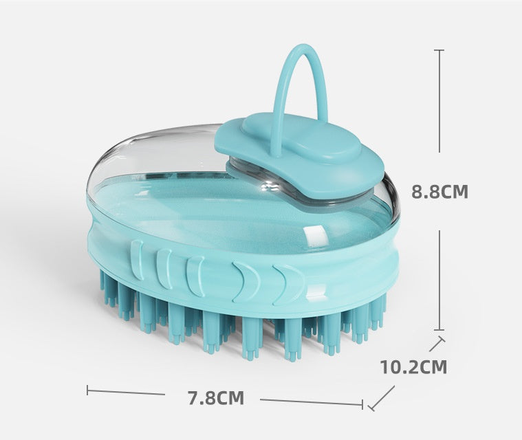 Pet Bath Rub Massage Grooming Brush