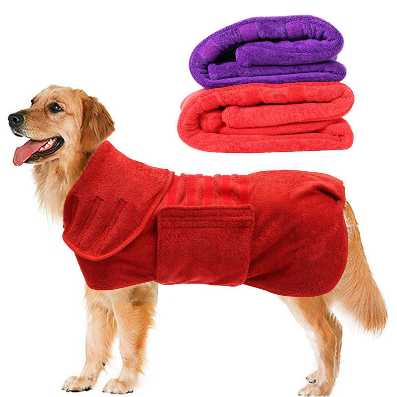 Pet Super Absorbent Quick Dry Fiber Bath Towel