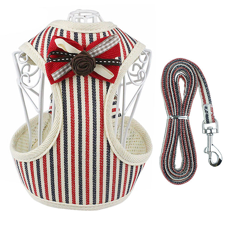Pet Vest Chest Strap Adjustable Walking Leash