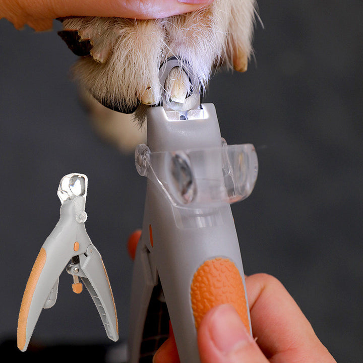 LED Pet Nail Scissors Grooming Clipper Tool