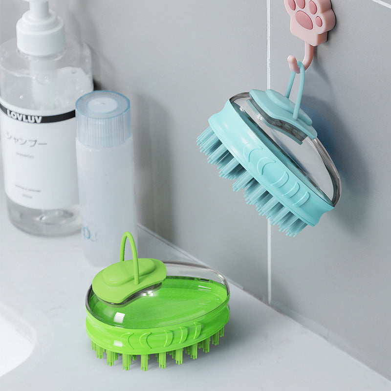Pet Bath Rub Massage Grooming Brush