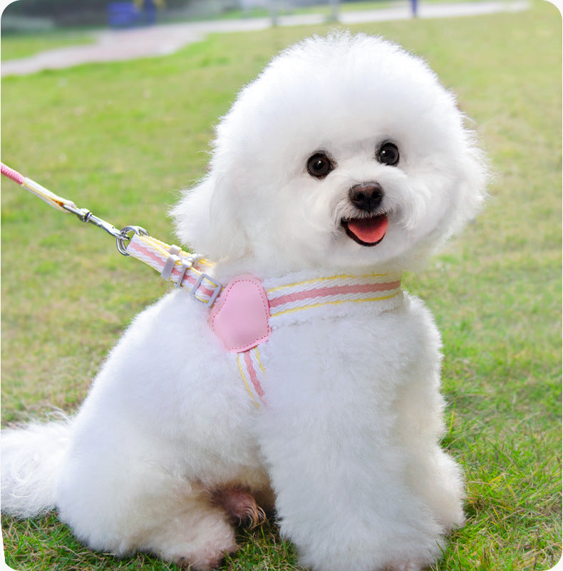 Pet Chest Vest Breathable Summer Walking Leash