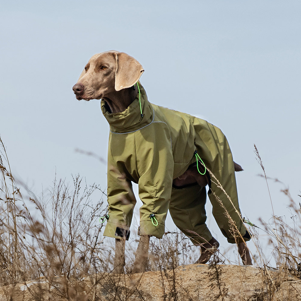 Windproof Turtleneck Pet Jacket Outdoor Warm Shell Wear