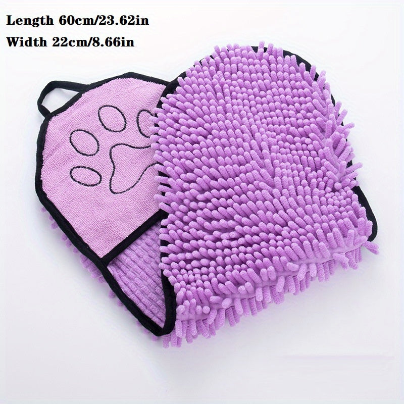 Absorbent Microfiber Quick Drying Machine Washable Hand Pocket Pet Towel