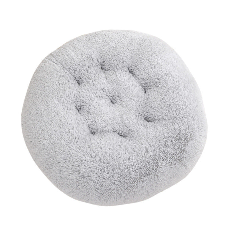 Pet Round Plush Warm Sleep Bed Mat House