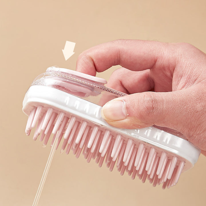 Pet Silicone Bath Massage Foam Cleaning Brush Tool