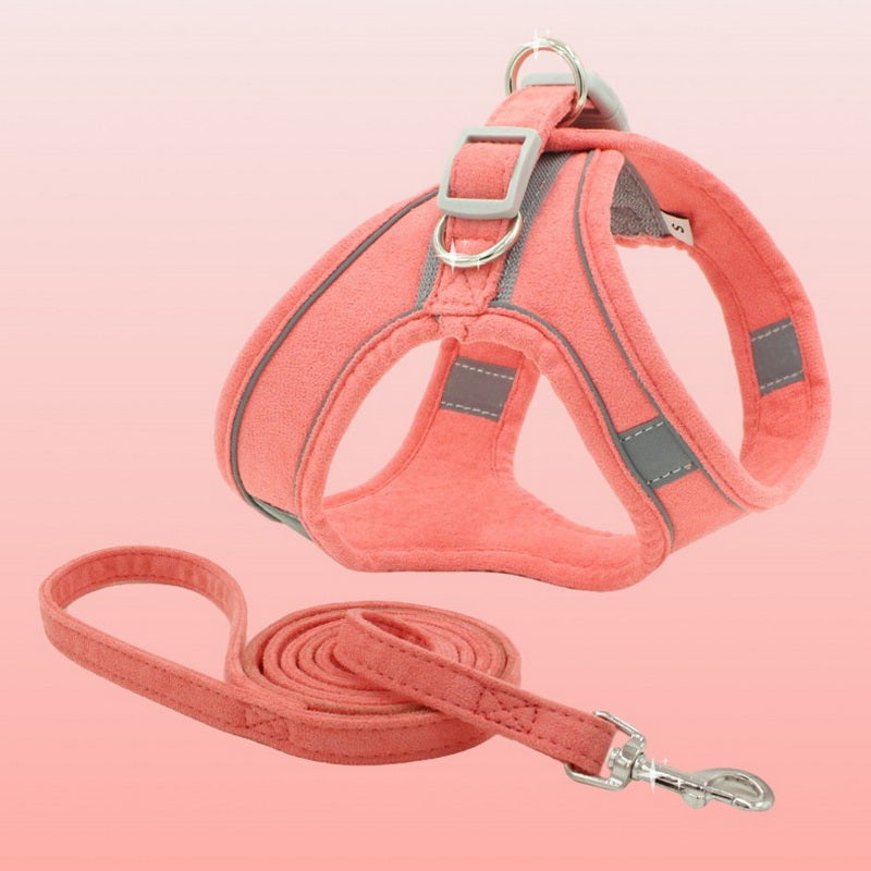 Pet Vest Chest Harness Adjustable Walking Leash