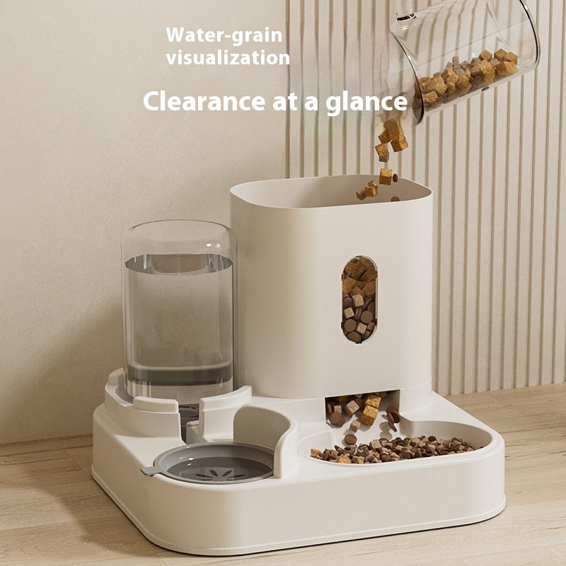 Pet Automatic Feeding Water Dispenser Bowl