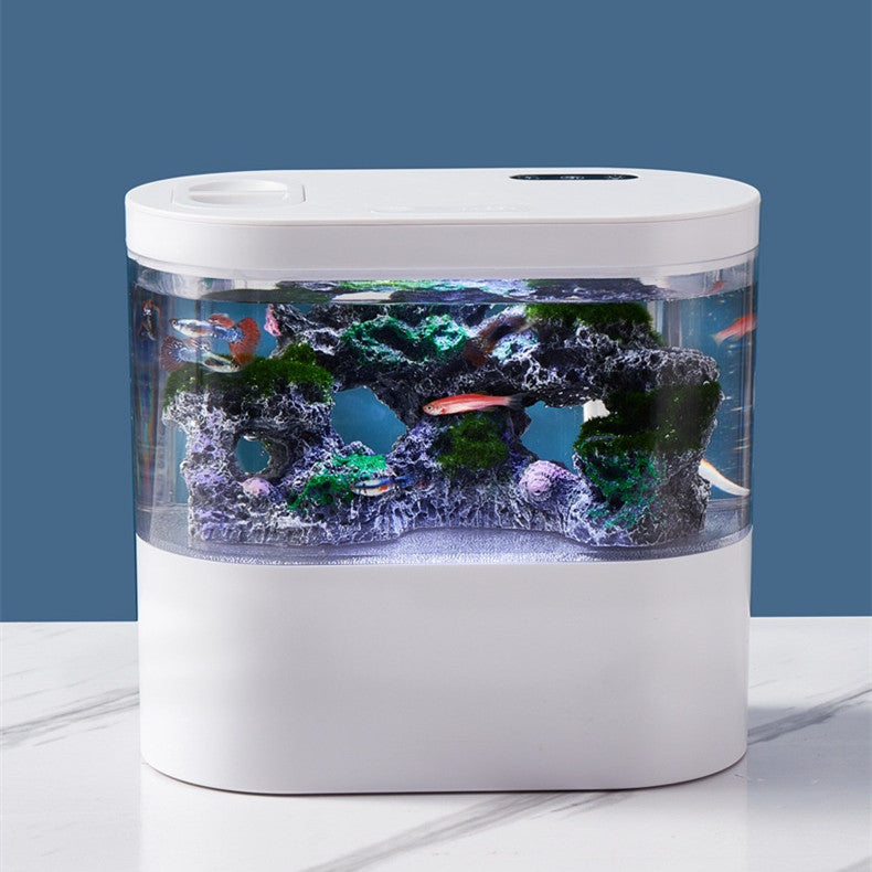 Self Circulating Desktop Mini Aquarium Eco Fish Tank