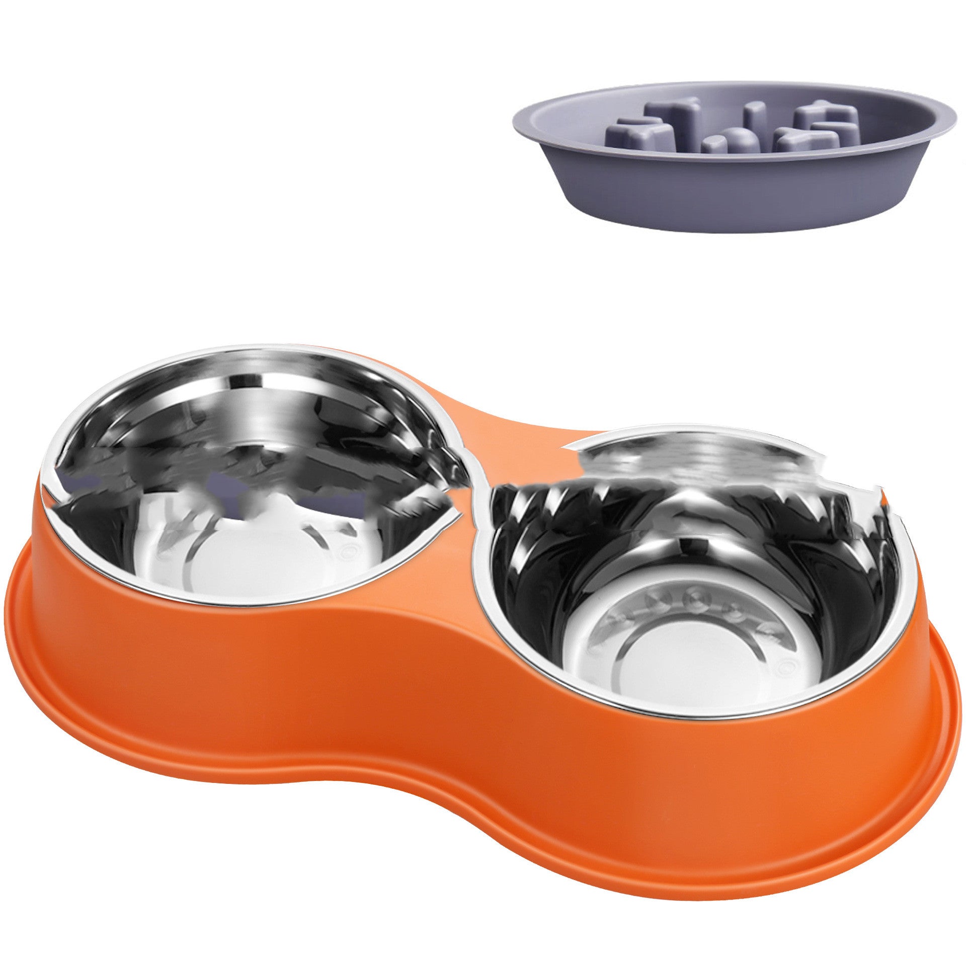 Pet Slow Feeding Bowl Removable Anti Choke Feeding Dish