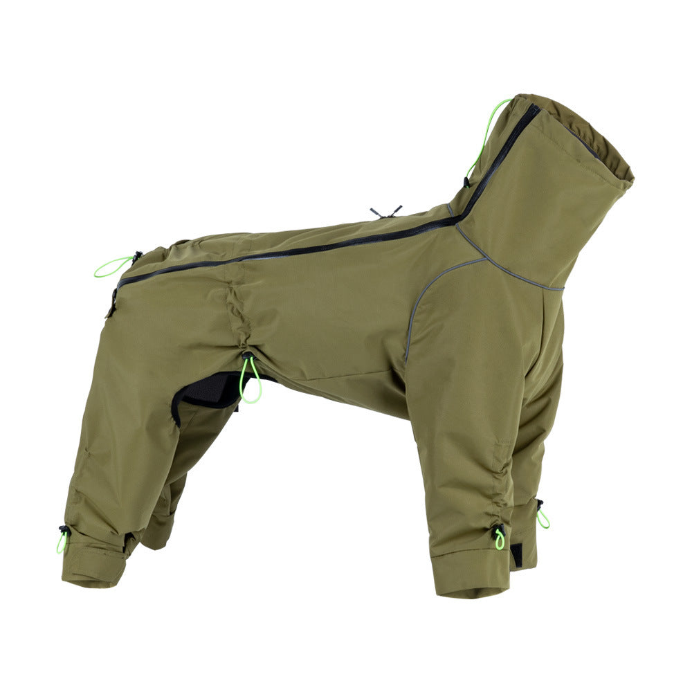 Windproof Turtleneck Pet Jacket Outdoor Warm Shell Wear