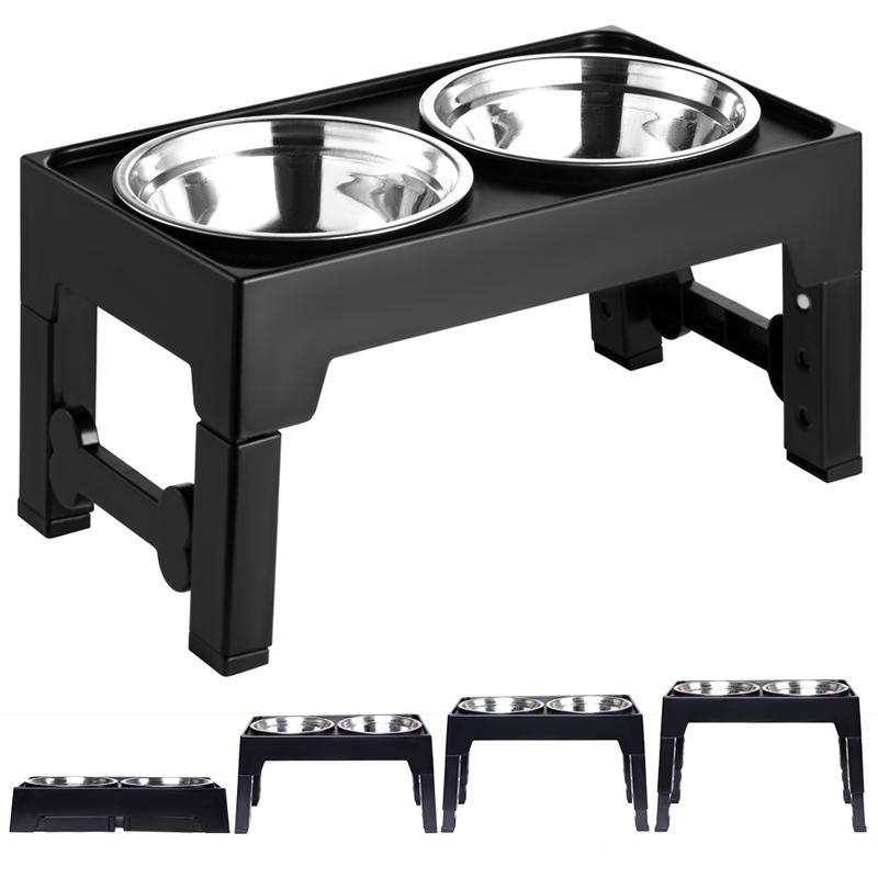 Pet Elevated Neck Support Anti Tumble Feeding Bowl