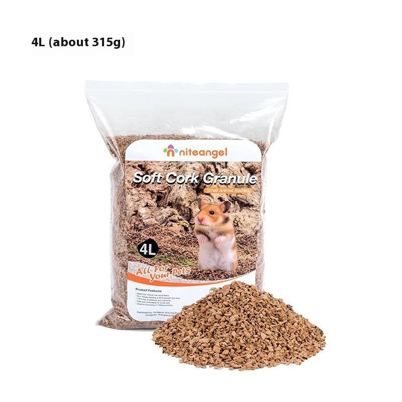 Oak Cork Hamster Bedding Dust Free Cage Landscaping Supplies