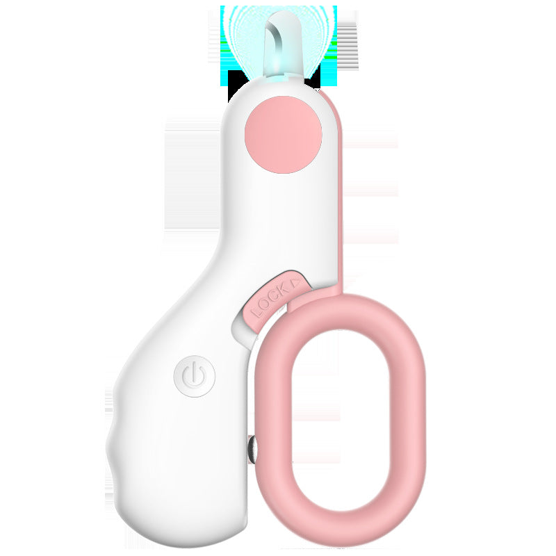 LED Mini Pet Nail Trimmer Illuminated Grooming Tool