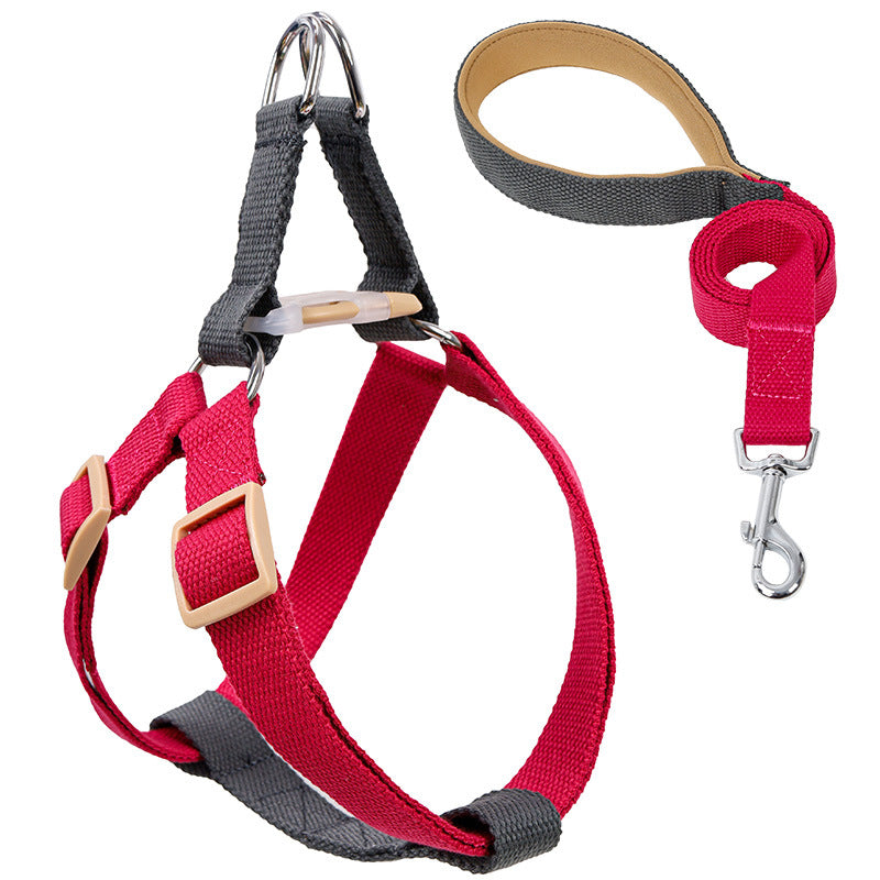 Pet Vest Drawstring Leash Adjustable Walking Harness