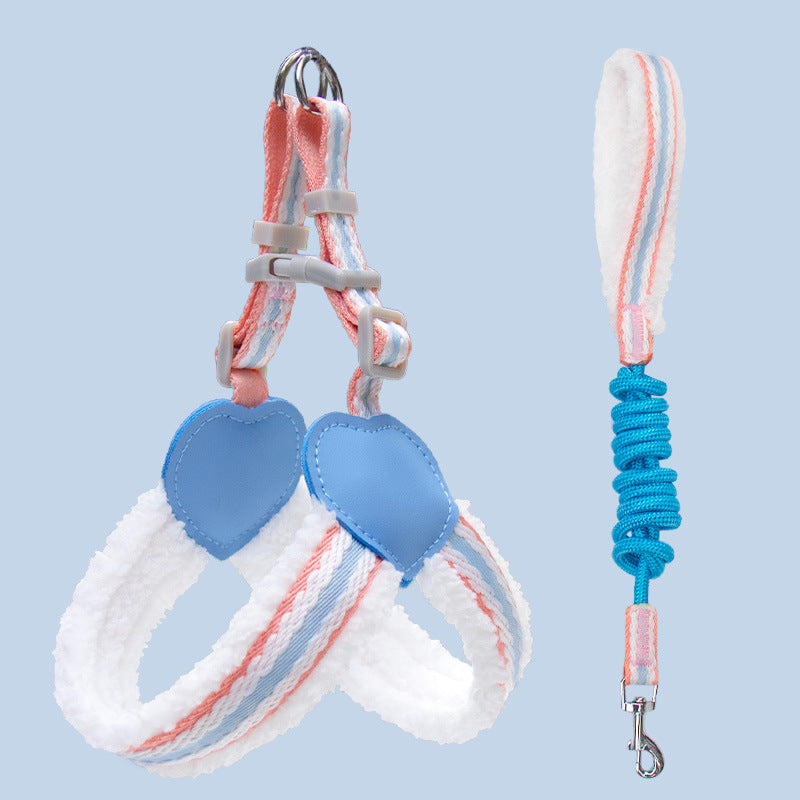 Pet Chest Vest Breathable Summer Walking Leash