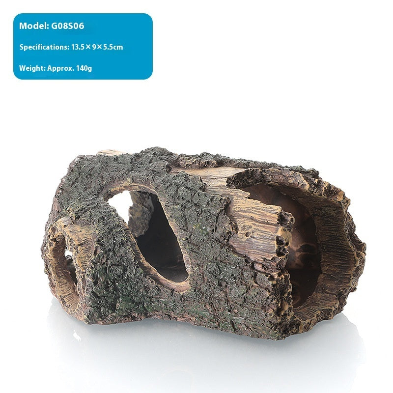 Aquarium Resin Landscape Wood Debris Decoration Set