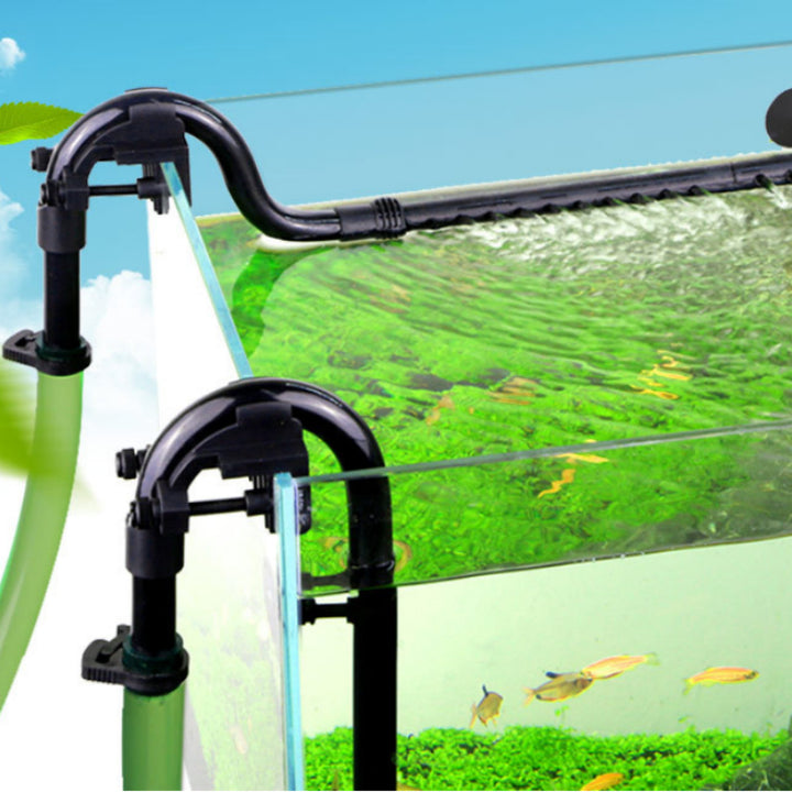 Fish Tank Filter Barrel Inlet Outlet Rain Shower Pipe Accessories