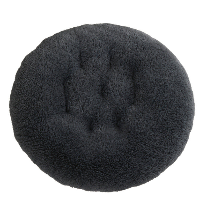 Pet Round Plush Warm Sleep Bed Mat House