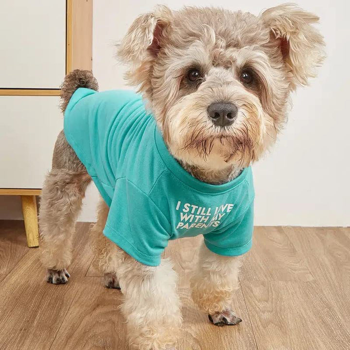 Round Neck Pet T-Shirt Comfortable Casual Wear