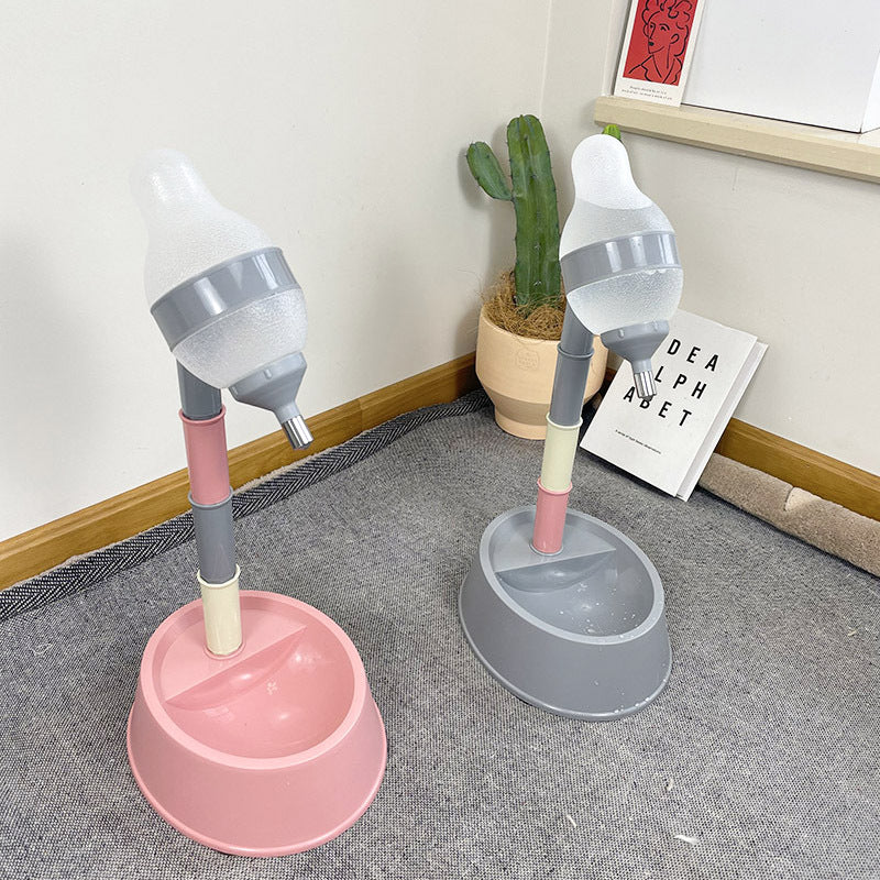 Pet Automatic Adjustable Height Water Dispenser Fountain Bowl