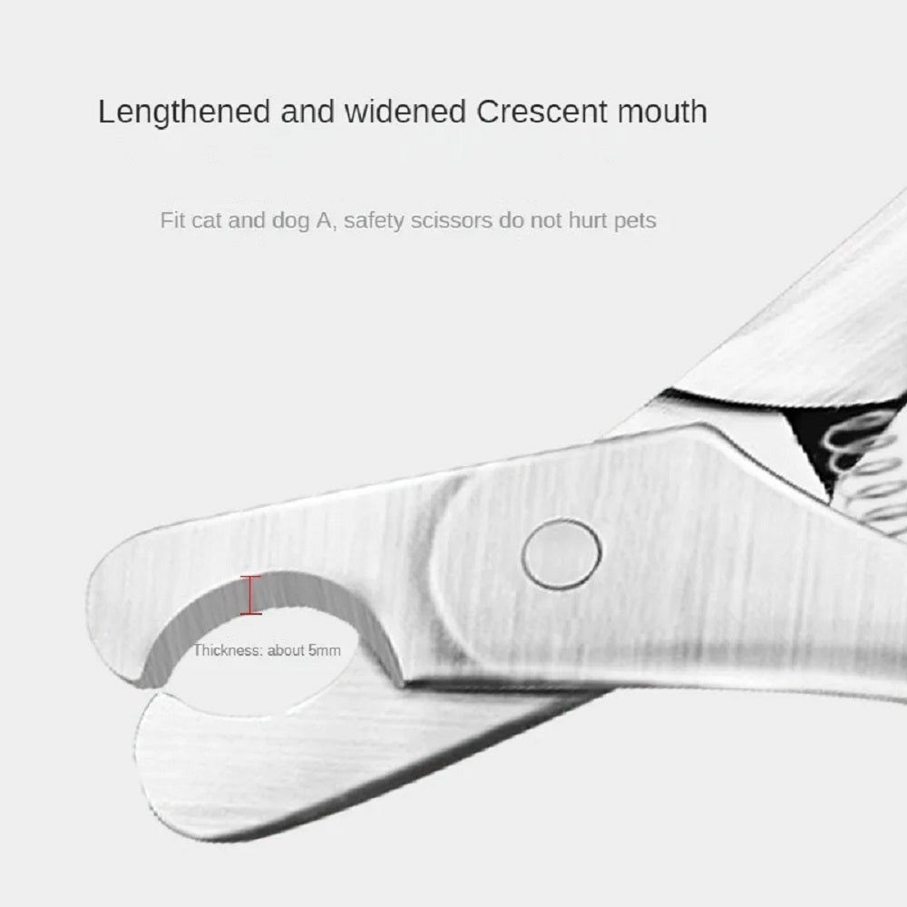 Professional Pet Nail Clipper Safety Stainless Grooming Tool
