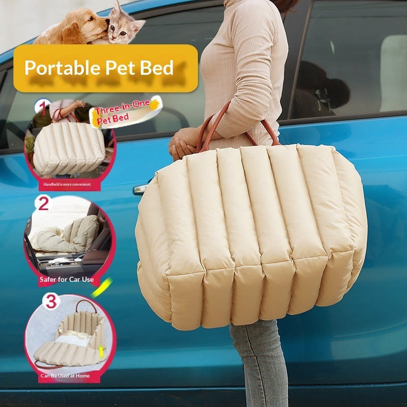 Portable Pet Carrier Car Travel Bag