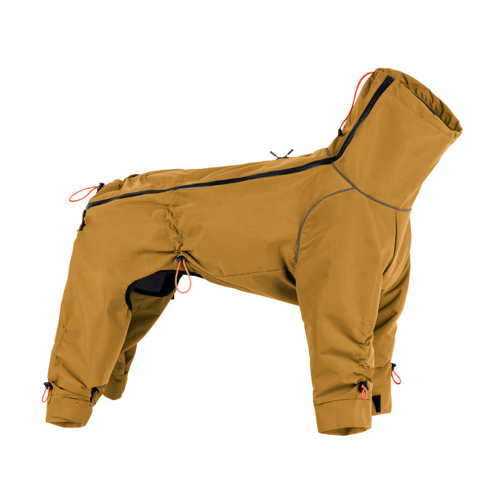 Windproof Turtleneck Pet Jacket Outdoor Warm Shell Wear