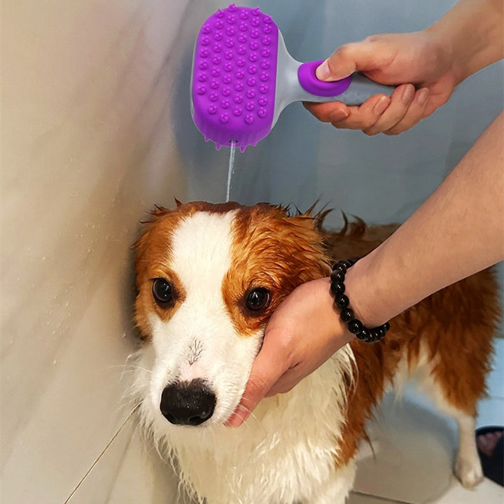 Pet Bath Shower Floating Hair Cleaning Brush