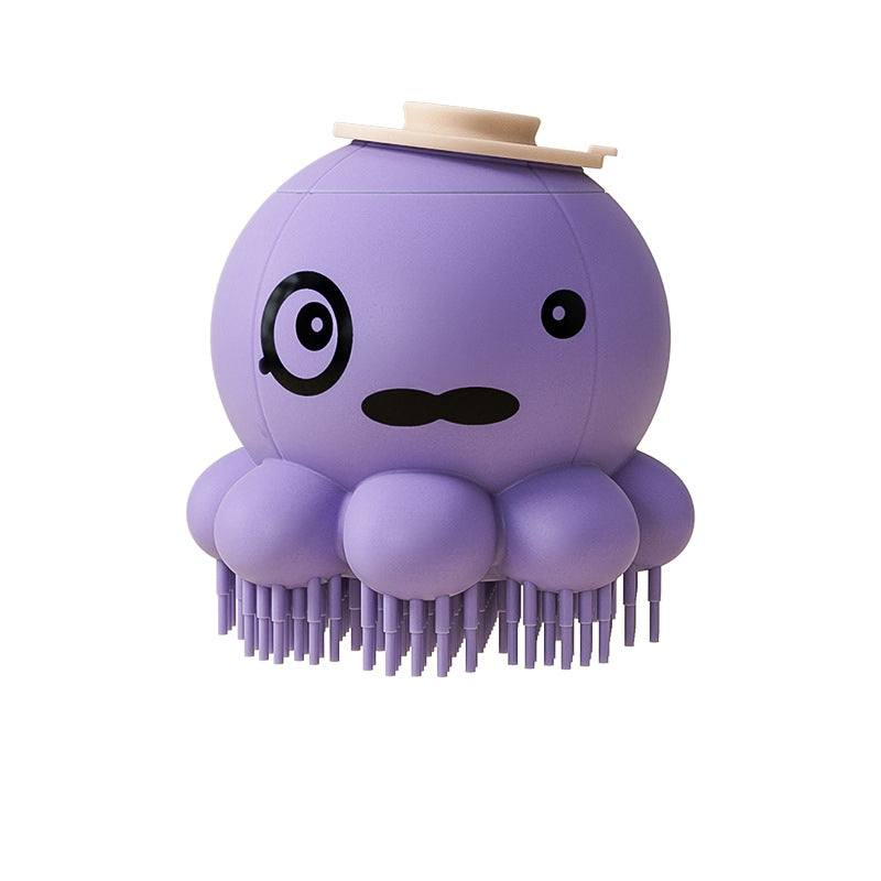 Pet Silicone Bath Massage Comb Body Wash Grooming Brush