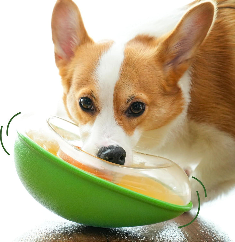 Pet Anti-Tumble Avocado Feeding Bowl Stable Food Dish