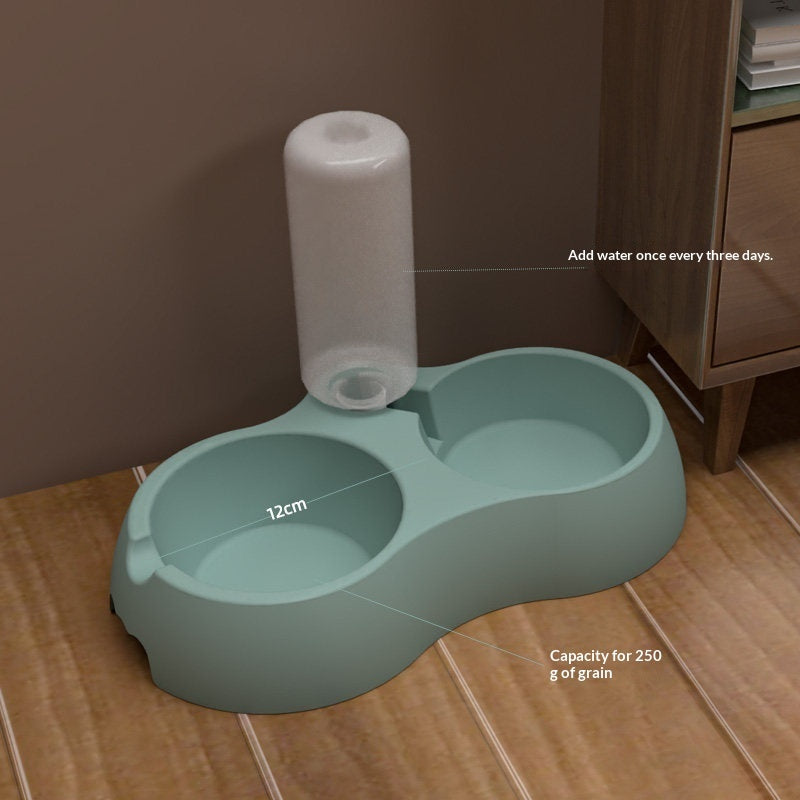 Pet Feeding And Drinking Station Bowl Set Elevated Organizer