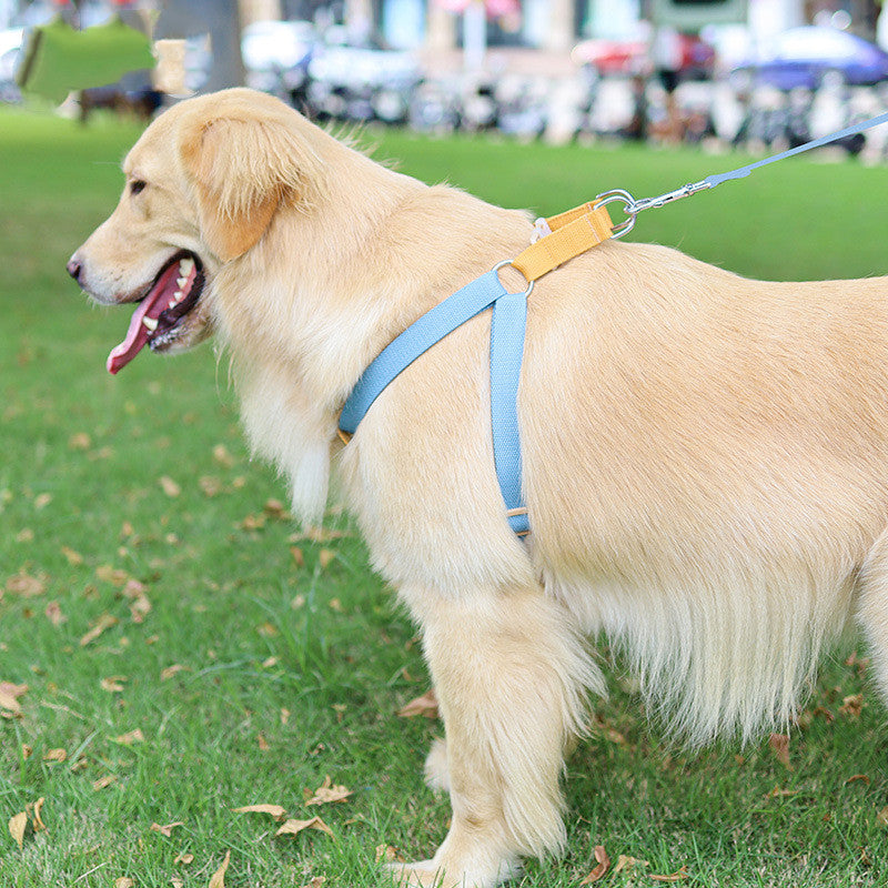 Pet Vest Drawstring Leash Adjustable Walking Harness