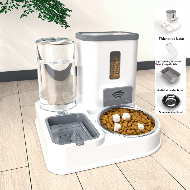 Pet Feeding And Drinking Station Bowl Set Elevated Organizer