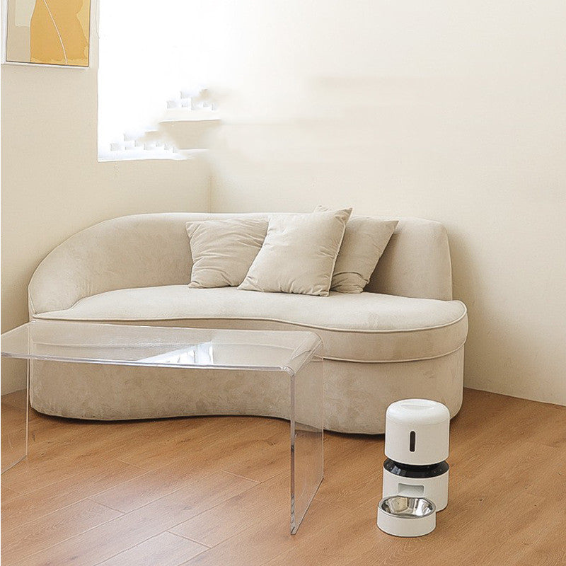 Pet Capsule Automatic Double Bowl Feeding Feeder