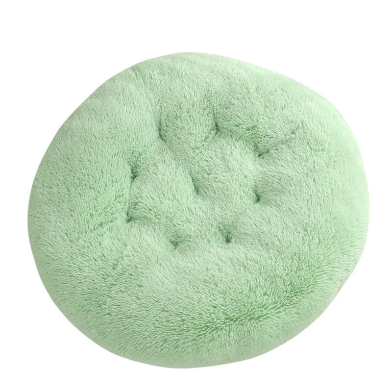 Pet Round Plush Warm Sleep Bed Mat House