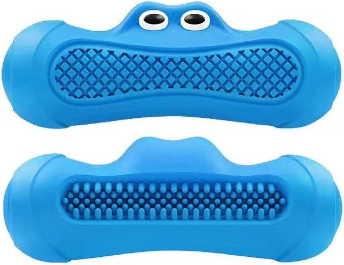 Pet Vocal Rugby Natural Rubber Teething Chew Toy