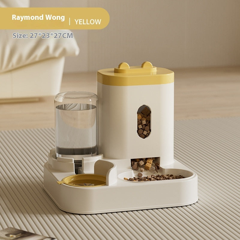 Pet Automatic Feeding Water Dispenser Bowl