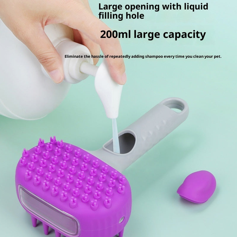 Pet Bath Shower Floating Hair Cleaning Brush